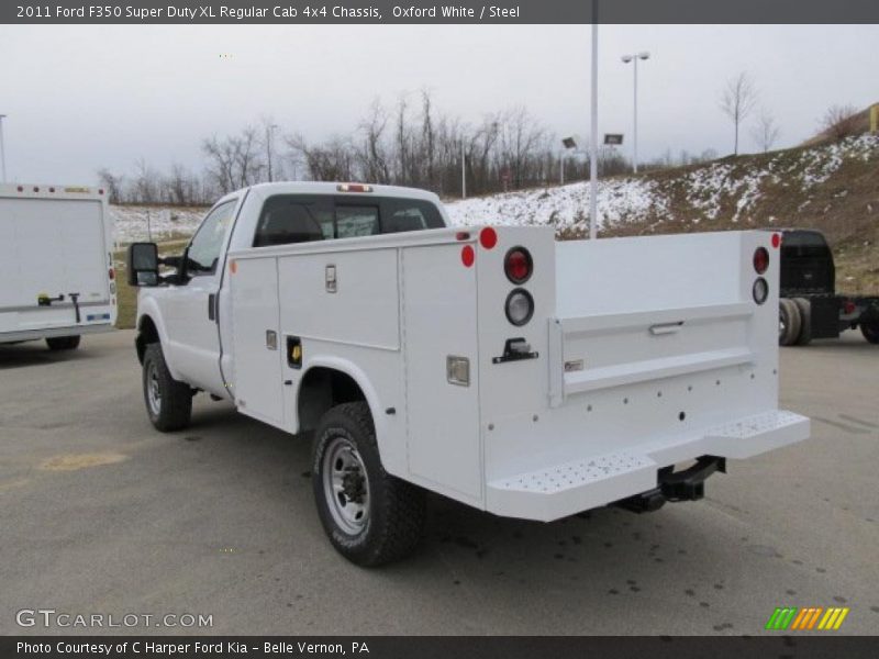 Oxford White / Steel 2011 Ford F350 Super Duty XL Regular Cab 4x4 Chassis