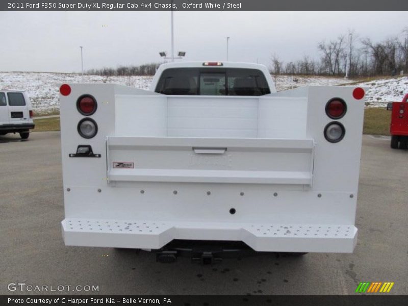 Oxford White / Steel 2011 Ford F350 Super Duty XL Regular Cab 4x4 Chassis