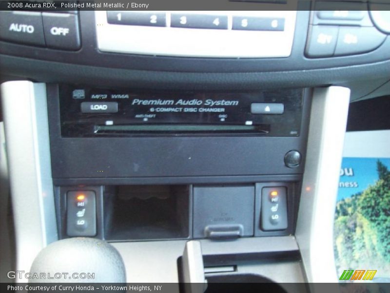 Polished Metal Metallic / Ebony 2008 Acura RDX