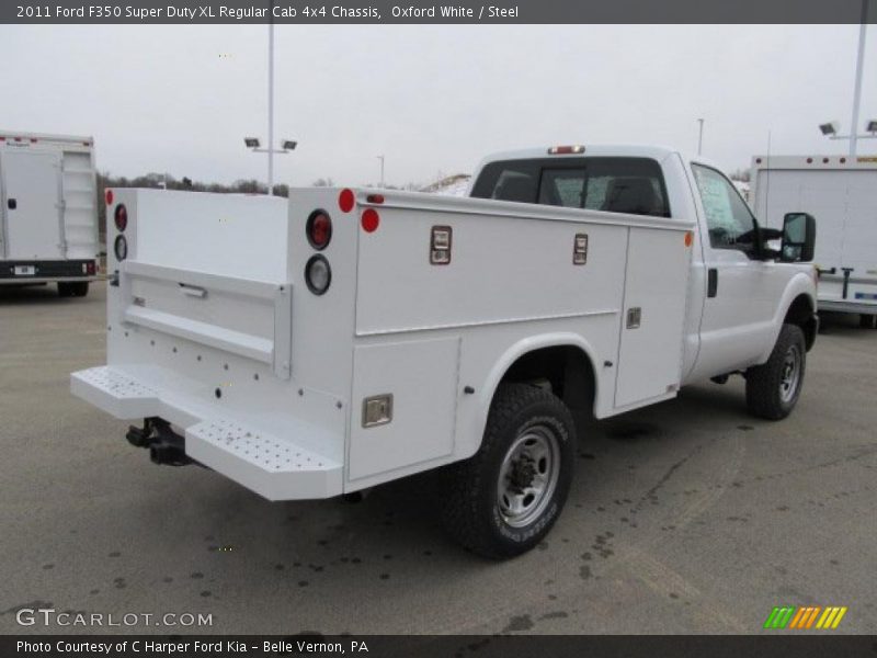 Oxford White / Steel 2011 Ford F350 Super Duty XL Regular Cab 4x4 Chassis