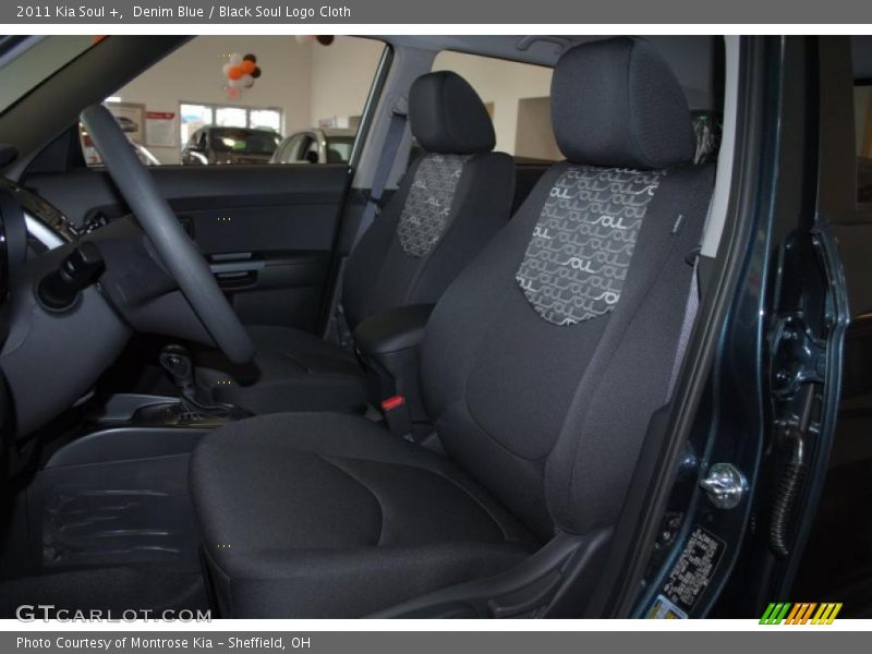 Denim Blue / Black Soul Logo Cloth 2011 Kia Soul +