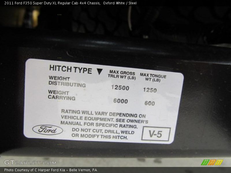 Oxford White / Steel 2011 Ford F350 Super Duty XL Regular Cab 4x4 Chassis