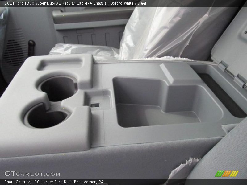 Oxford White / Steel 2011 Ford F350 Super Duty XL Regular Cab 4x4 Chassis