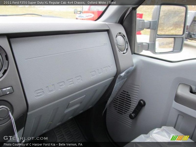 Oxford White / Steel 2011 Ford F350 Super Duty XL Regular Cab 4x4 Chassis