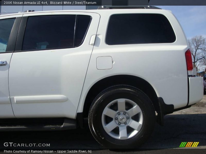 Blizzard White / Steel/Titanium 2006 Nissan Armada LE 4x4