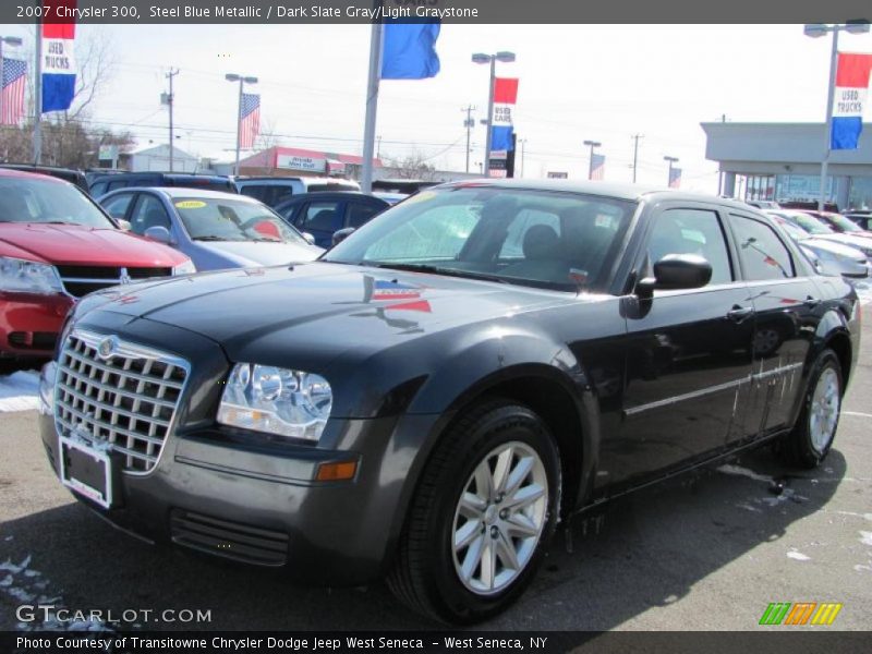 Steel Blue Metallic / Dark Slate Gray/Light Graystone 2007 Chrysler 300