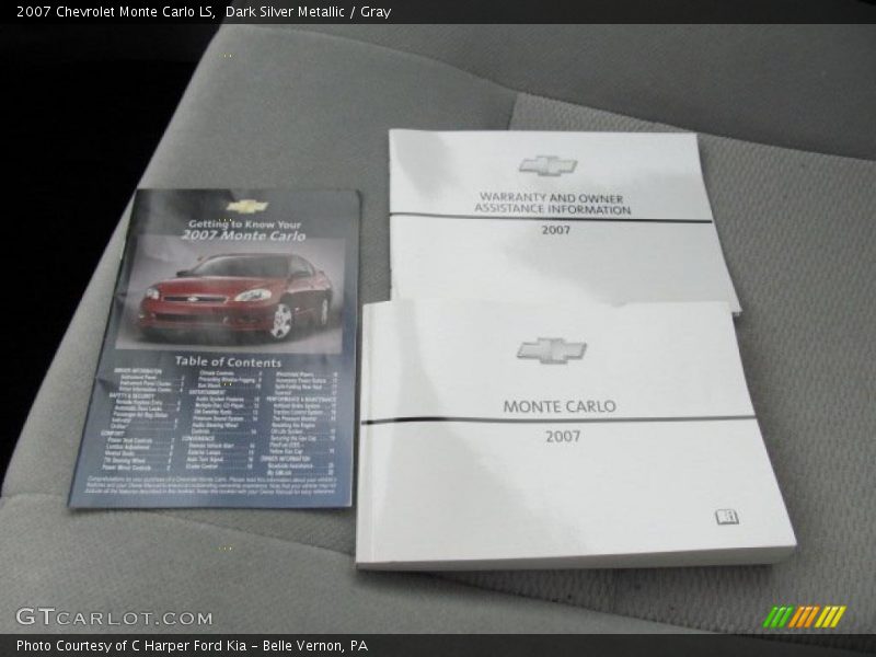 Dark Silver Metallic / Gray 2007 Chevrolet Monte Carlo LS