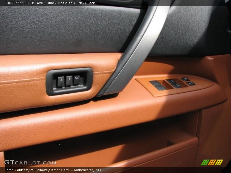 Black Obsidian / Brick/Black 2007 Infiniti FX 35 AWD