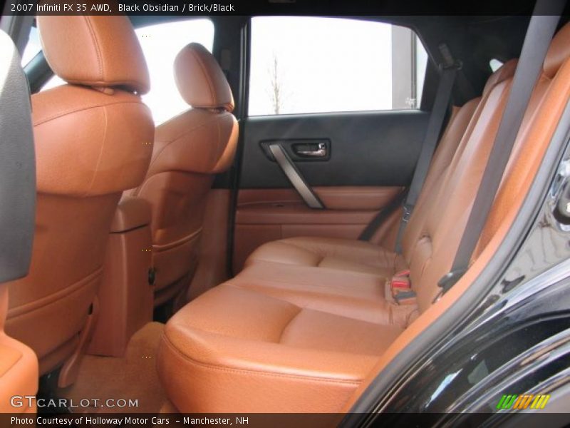 Black Obsidian / Brick/Black 2007 Infiniti FX 35 AWD
