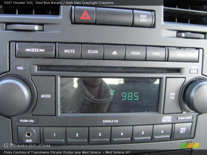 Steel Blue Metallic / Dark Slate Gray/Light Graystone 2007 Chrysler 300