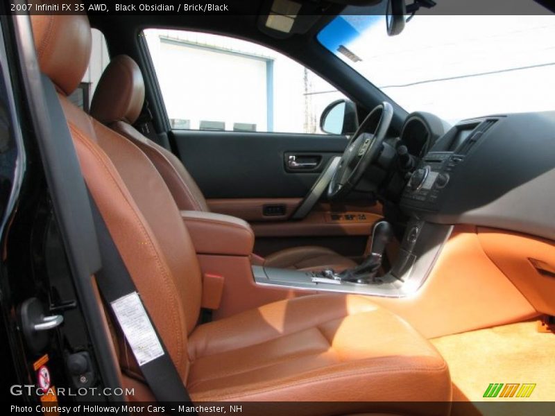 Black Obsidian / Brick/Black 2007 Infiniti FX 35 AWD