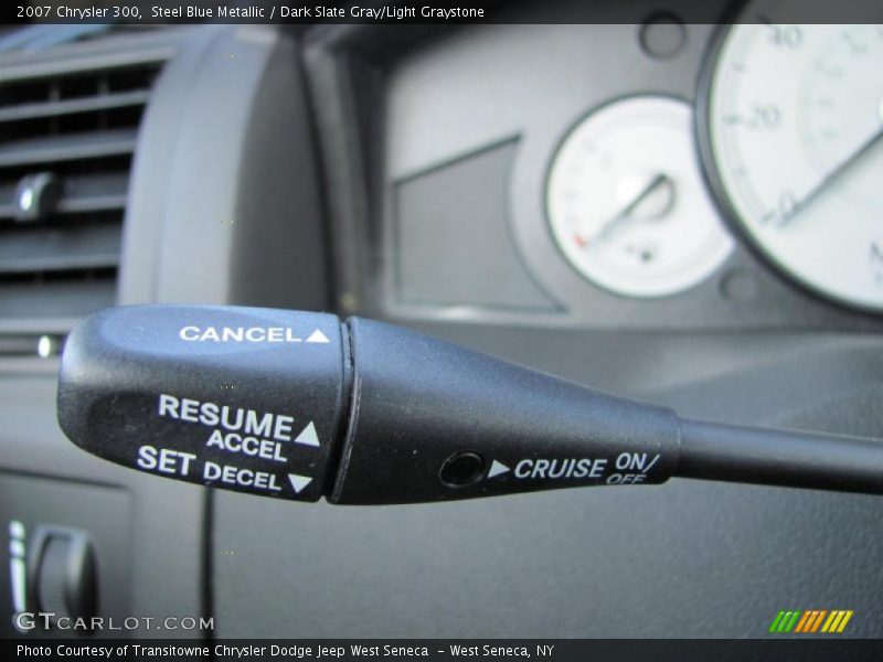 Steel Blue Metallic / Dark Slate Gray/Light Graystone 2007 Chrysler 300