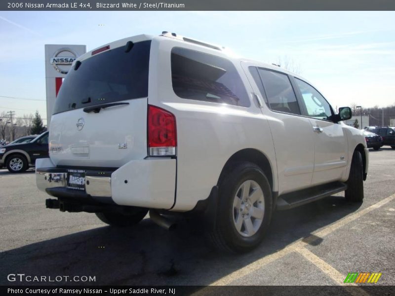 Blizzard White / Steel/Titanium 2006 Nissan Armada LE 4x4