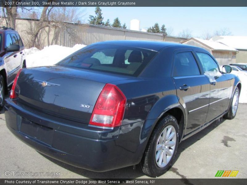Steel Blue Metallic / Dark Slate Gray/Light Graystone 2007 Chrysler 300