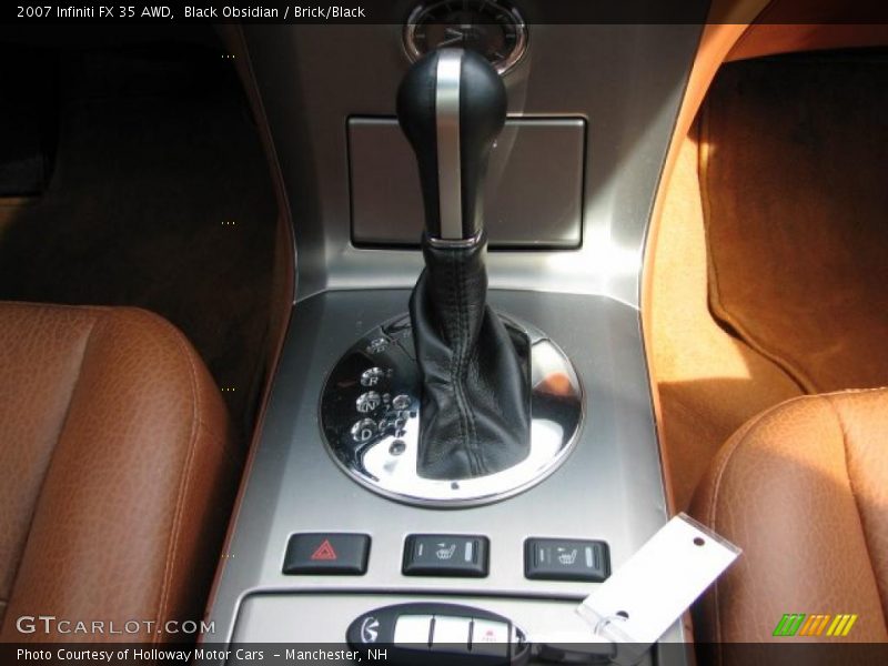 Black Obsidian / Brick/Black 2007 Infiniti FX 35 AWD