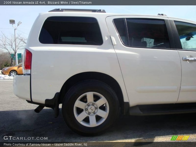 Blizzard White / Steel/Titanium 2006 Nissan Armada LE 4x4