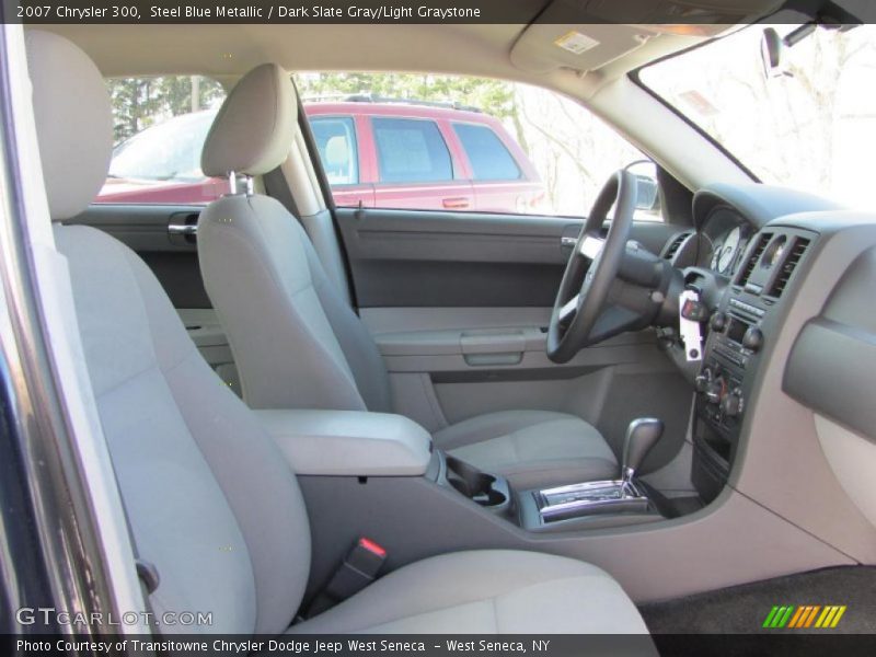 Steel Blue Metallic / Dark Slate Gray/Light Graystone 2007 Chrysler 300