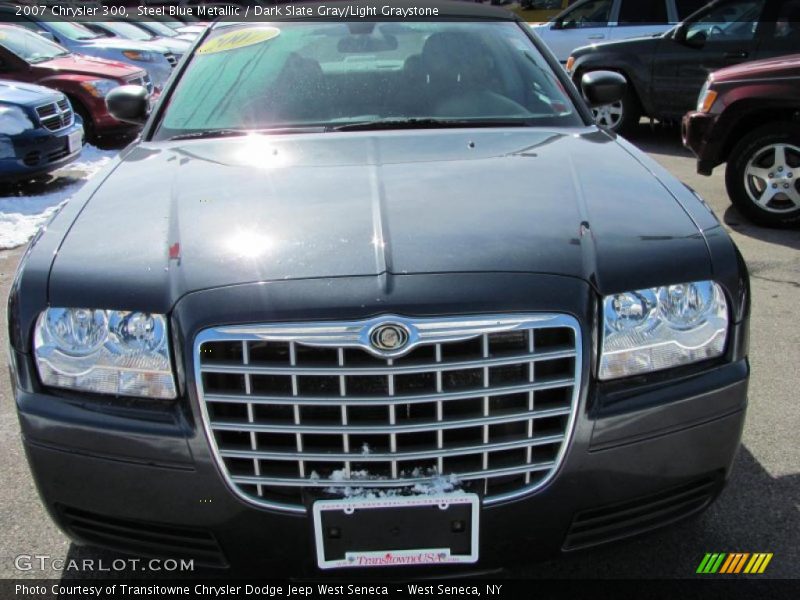 Steel Blue Metallic / Dark Slate Gray/Light Graystone 2007 Chrysler 300