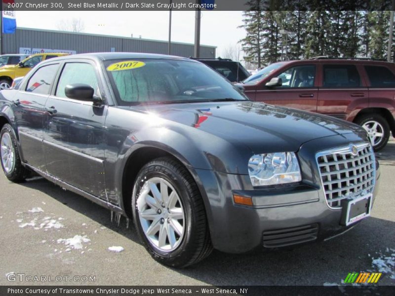Steel Blue Metallic / Dark Slate Gray/Light Graystone 2007 Chrysler 300