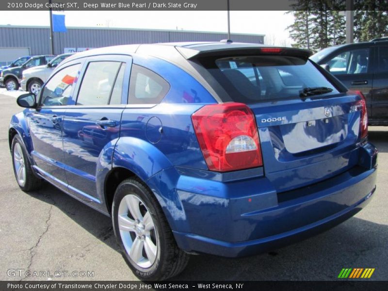 Deep Water Blue Pearl / Dark Slate Gray 2010 Dodge Caliber SXT