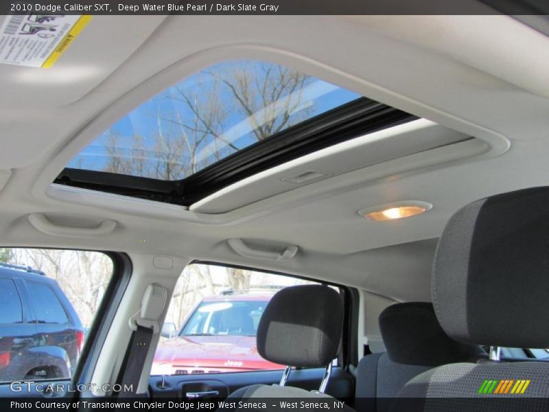 Deep Water Blue Pearl / Dark Slate Gray 2010 Dodge Caliber SXT