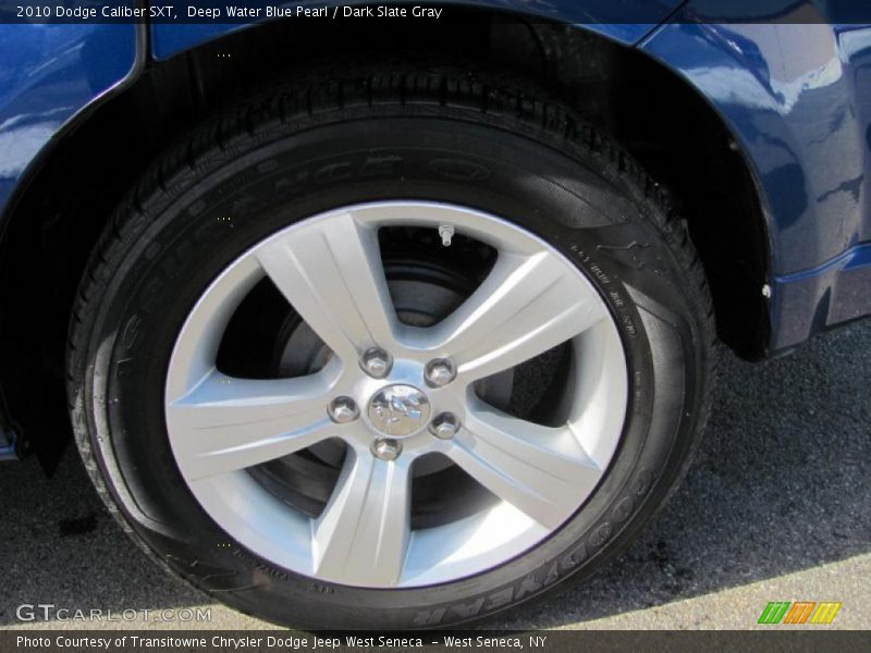 Deep Water Blue Pearl / Dark Slate Gray 2010 Dodge Caliber SXT