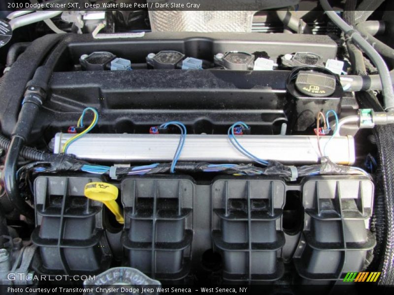 Deep Water Blue Pearl / Dark Slate Gray 2010 Dodge Caliber SXT