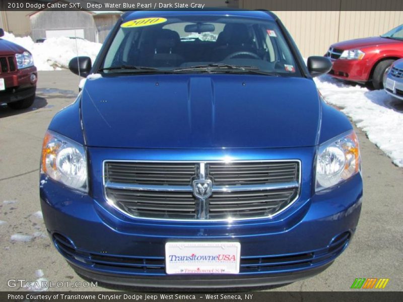 Deep Water Blue Pearl / Dark Slate Gray 2010 Dodge Caliber SXT
