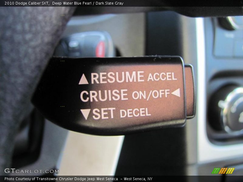 Deep Water Blue Pearl / Dark Slate Gray 2010 Dodge Caliber SXT