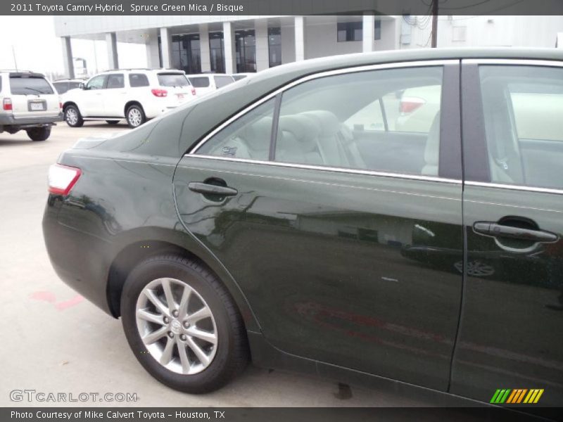 Spruce Green Mica / Bisque 2011 Toyota Camry Hybrid