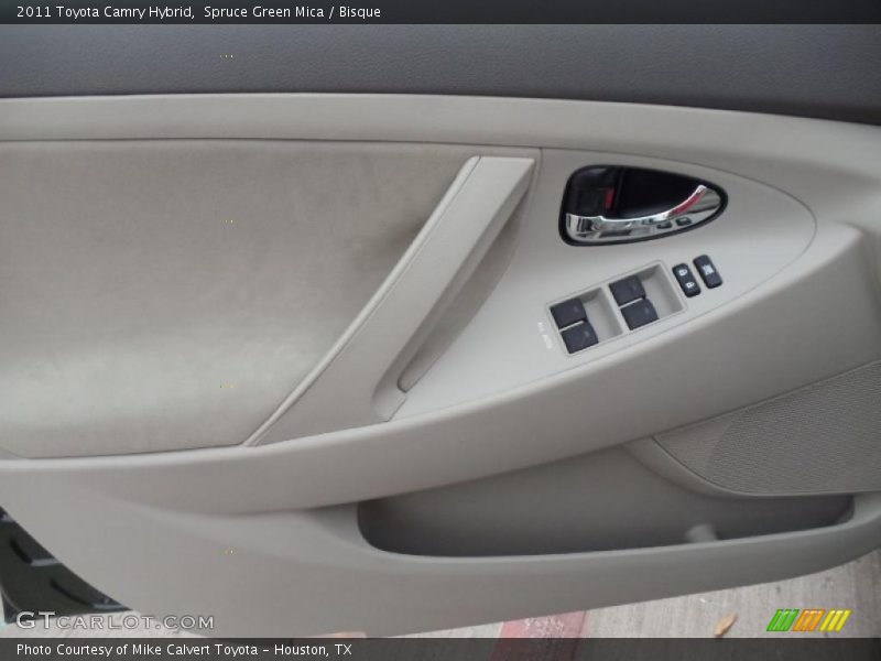 Spruce Green Mica / Bisque 2011 Toyota Camry Hybrid
