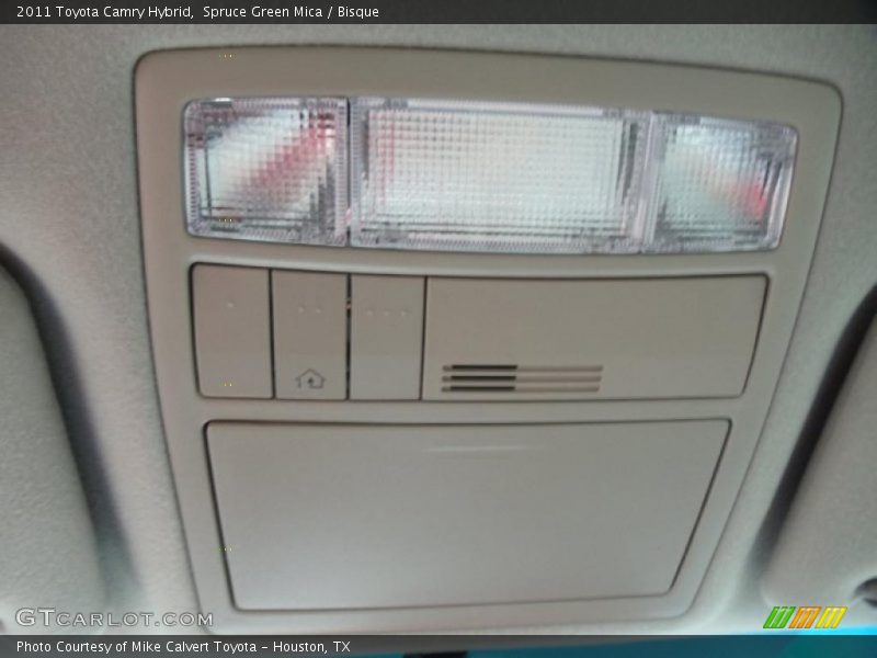 Spruce Green Mica / Bisque 2011 Toyota Camry Hybrid