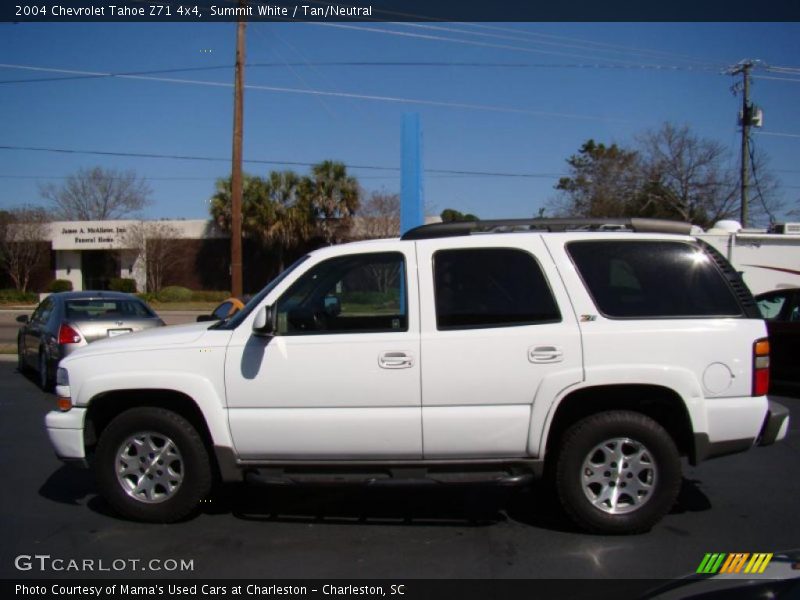 Summit White / Tan/Neutral 2004 Chevrolet Tahoe Z71 4x4