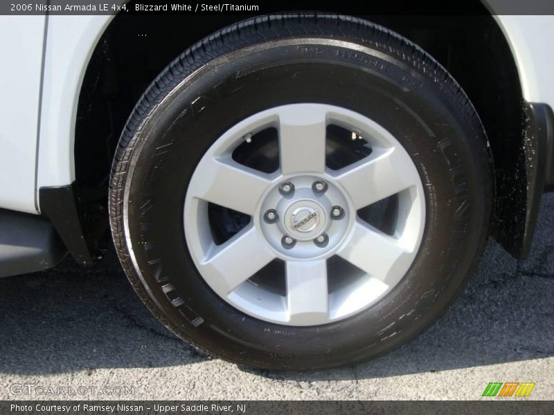 Blizzard White / Steel/Titanium 2006 Nissan Armada LE 4x4