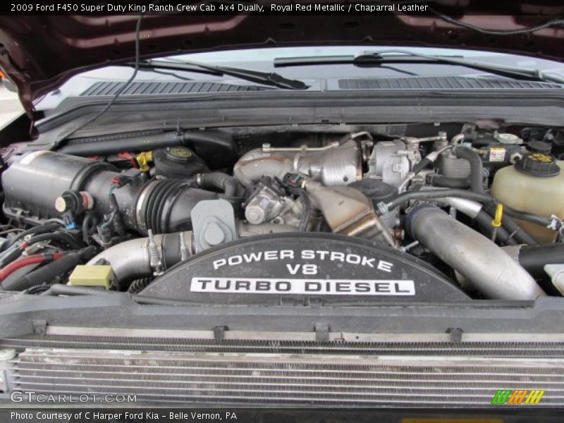  2009 F450 Super Duty King Ranch Crew Cab 4x4 Dually Engine - 6.4 Liter OHV 32-Valve Power Stroke Turbo Diesel V8