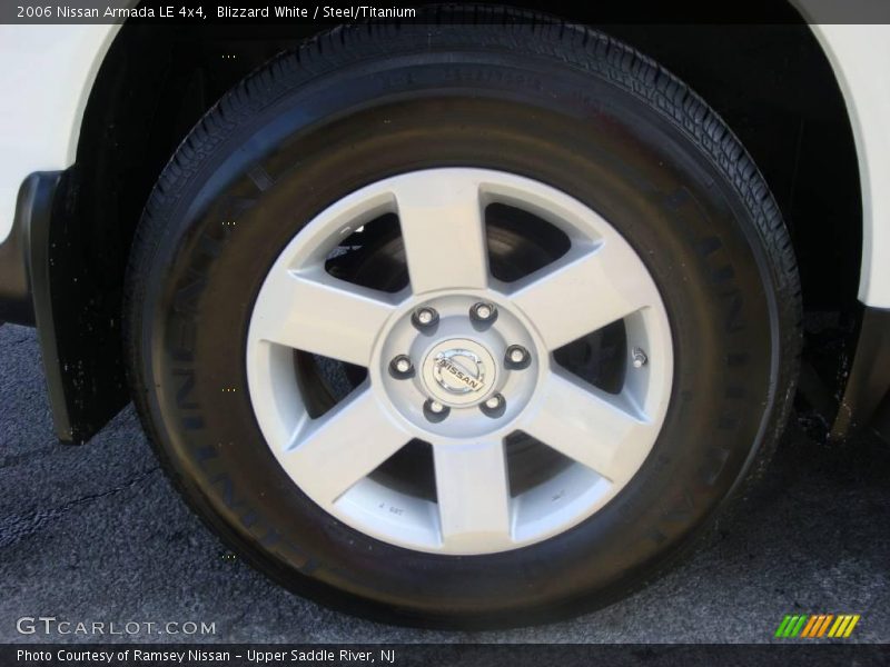 Blizzard White / Steel/Titanium 2006 Nissan Armada LE 4x4