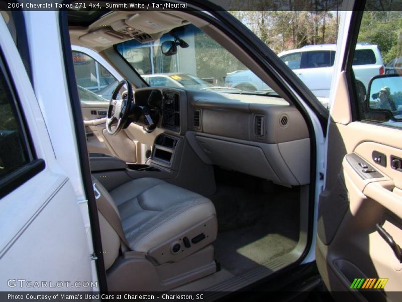 Summit White / Tan/Neutral 2004 Chevrolet Tahoe Z71 4x4