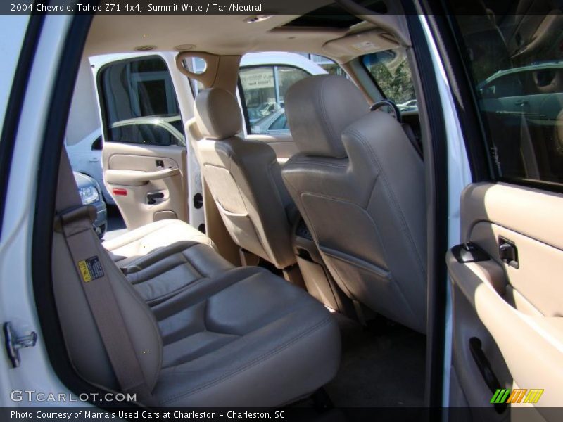 Summit White / Tan/Neutral 2004 Chevrolet Tahoe Z71 4x4