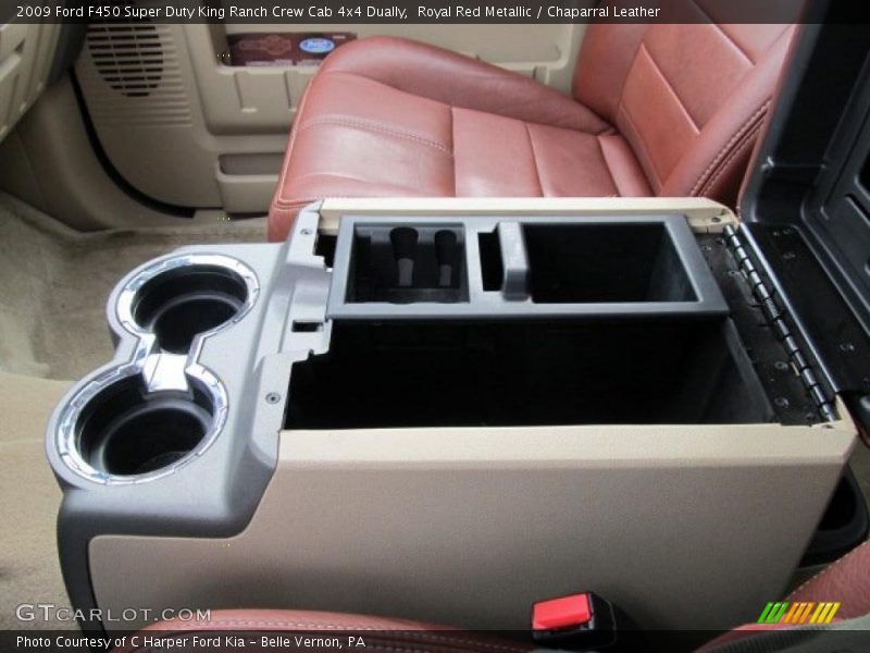 Royal Red Metallic / Chaparral Leather 2009 Ford F450 Super Duty King Ranch Crew Cab 4x4 Dually