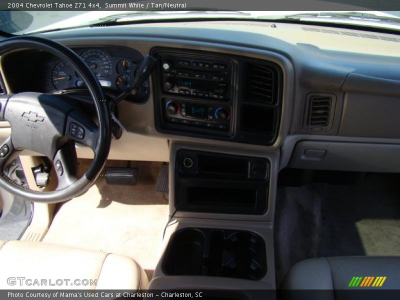 Summit White / Tan/Neutral 2004 Chevrolet Tahoe Z71 4x4