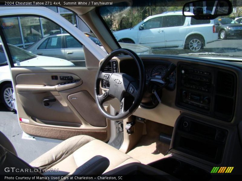 Summit White / Tan/Neutral 2004 Chevrolet Tahoe Z71 4x4