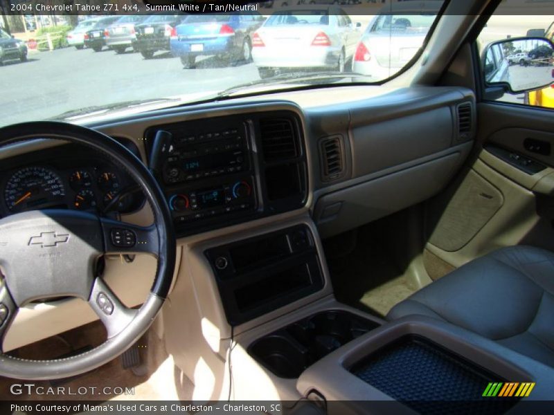 Summit White / Tan/Neutral 2004 Chevrolet Tahoe Z71 4x4