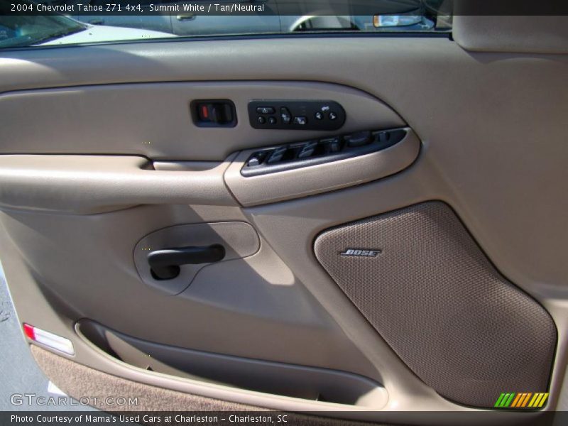 Summit White / Tan/Neutral 2004 Chevrolet Tahoe Z71 4x4