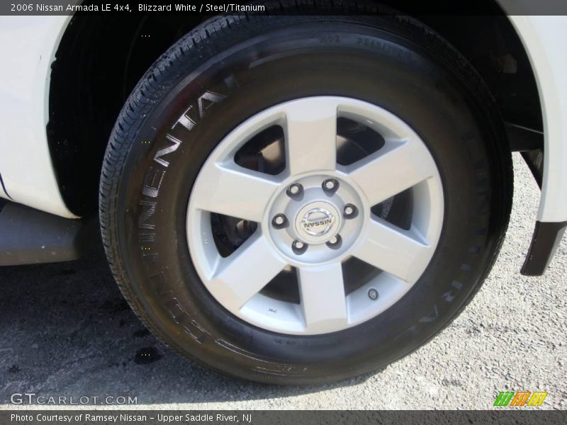 Blizzard White / Steel/Titanium 2006 Nissan Armada LE 4x4