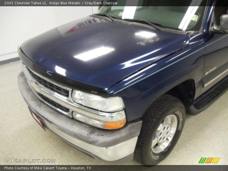 Indigo Blue Metallic / Gray/Dark Charcoal 2003 Chevrolet Tahoe LS