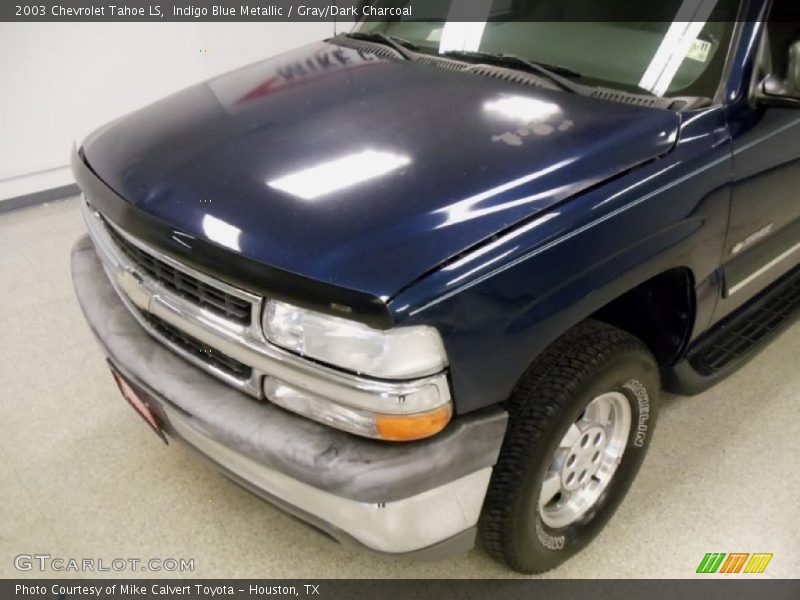 Indigo Blue Metallic / Gray/Dark Charcoal 2003 Chevrolet Tahoe LS