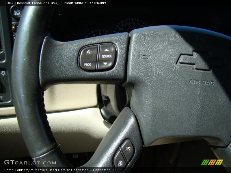 Summit White / Tan/Neutral 2004 Chevrolet Tahoe Z71 4x4