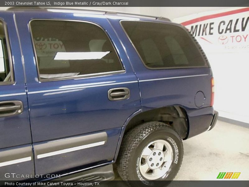 Indigo Blue Metallic / Gray/Dark Charcoal 2003 Chevrolet Tahoe LS