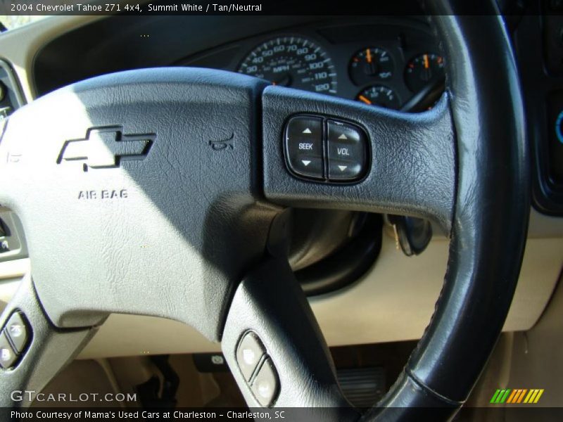 Summit White / Tan/Neutral 2004 Chevrolet Tahoe Z71 4x4