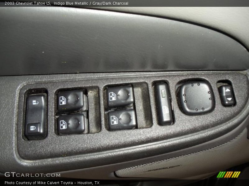 Indigo Blue Metallic / Gray/Dark Charcoal 2003 Chevrolet Tahoe LS